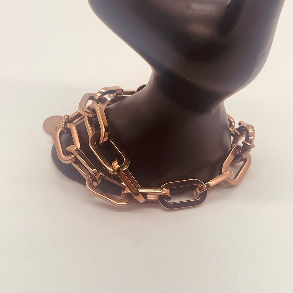 Henri Bendel Rose Gold Chain Bracelet - Picture 4 of 5
